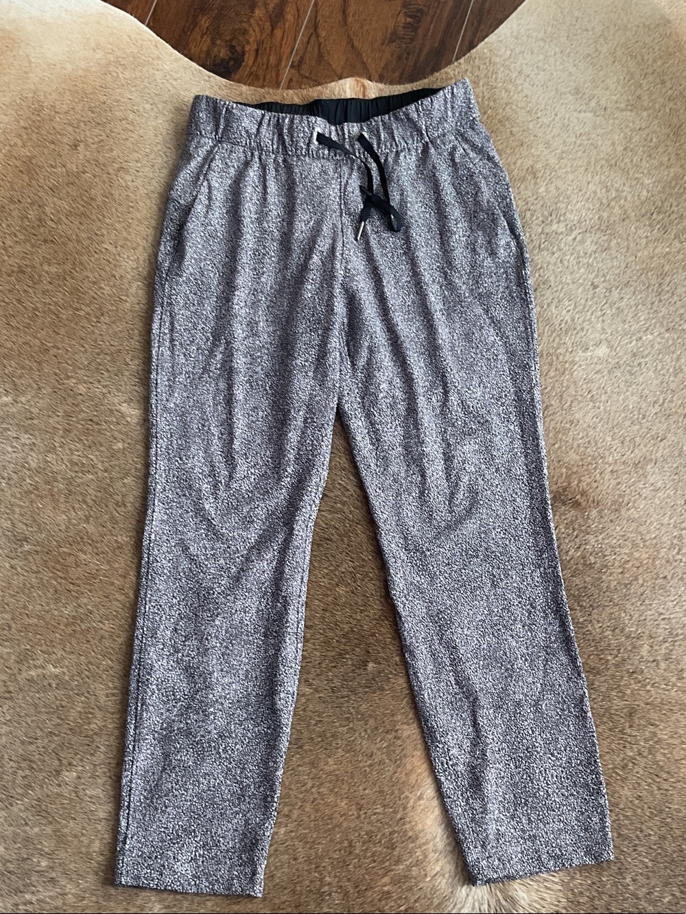 lululemon athletica  Speckled Gray Drawstring Joggers